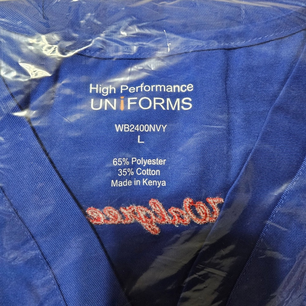 Lot of 2 High Performance Uniforms Womens Walgreens Scrub Top Blue NEW - Picture 3 of 3